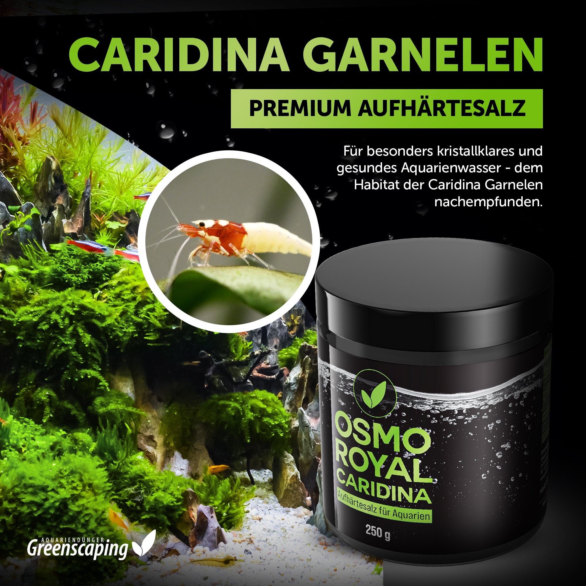 Osmo Royal Caridina – Für Weichwasser-Garnelen