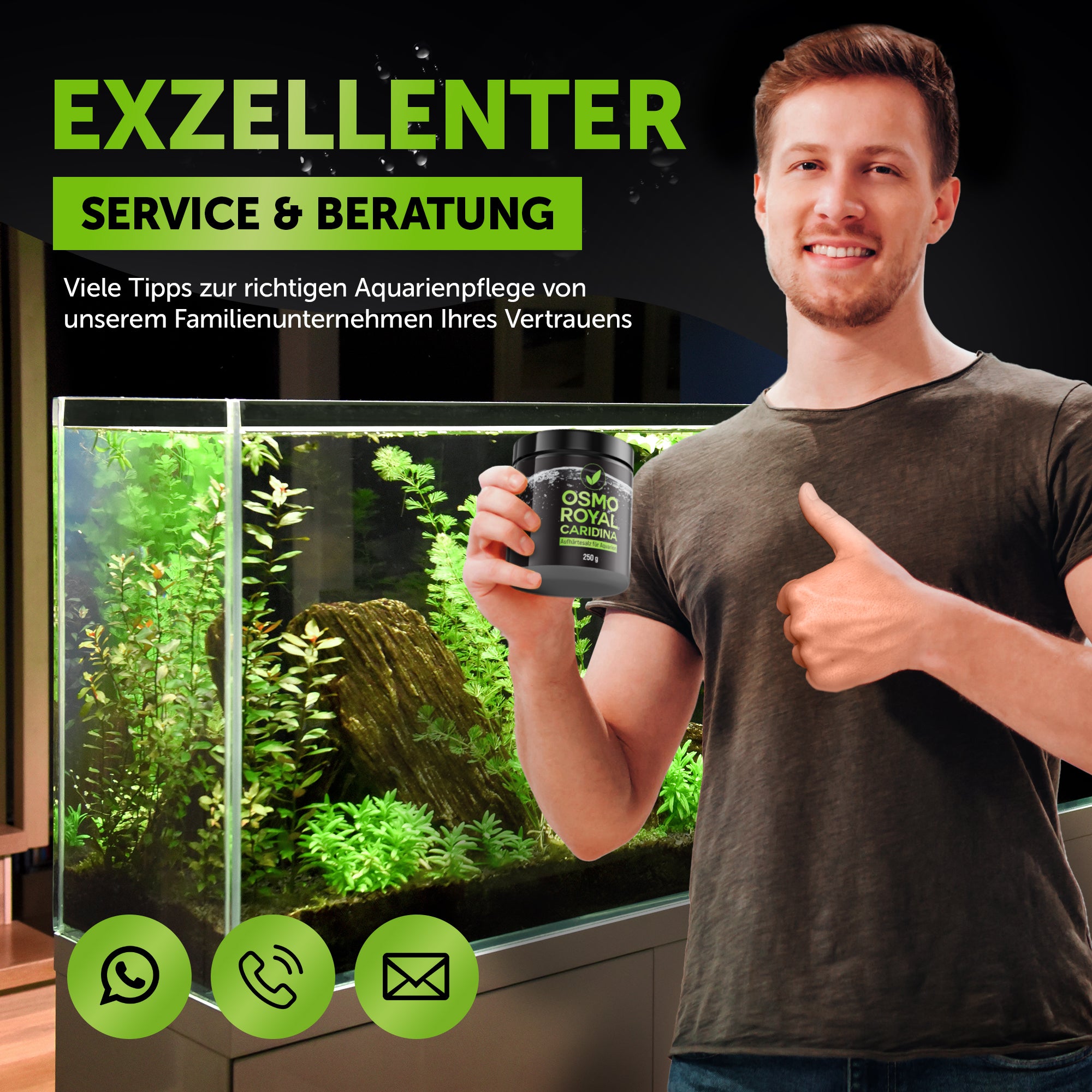 Osmo Royal Caridina – Für Weichwasser-Garnelen