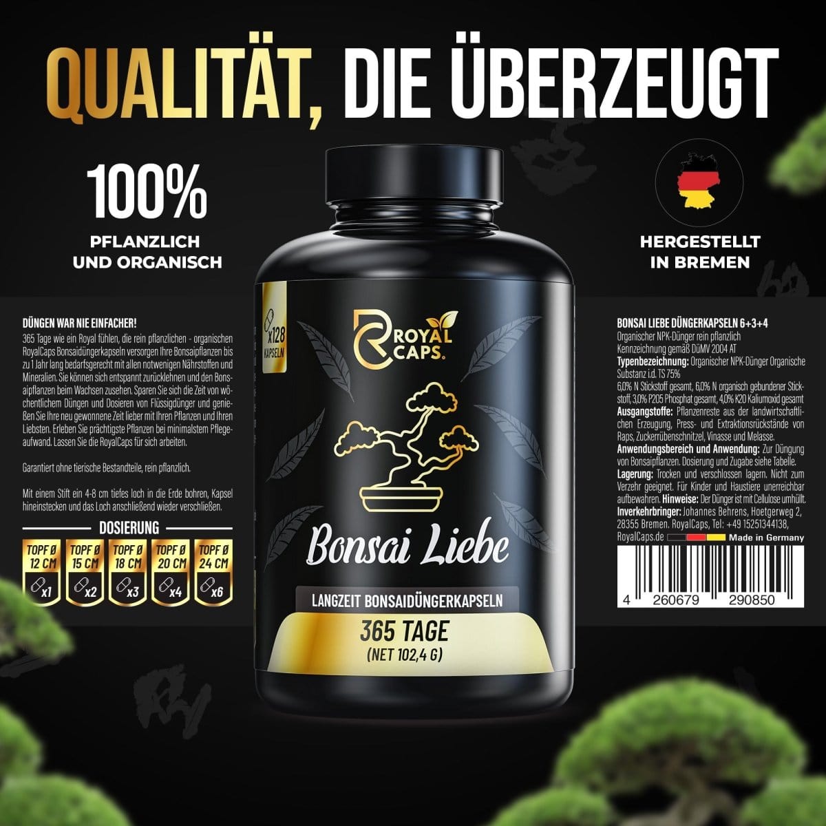 Bonsai Liebe – 365 Tage Bio-Dünger für Bonsaibäume AquaLifeScape