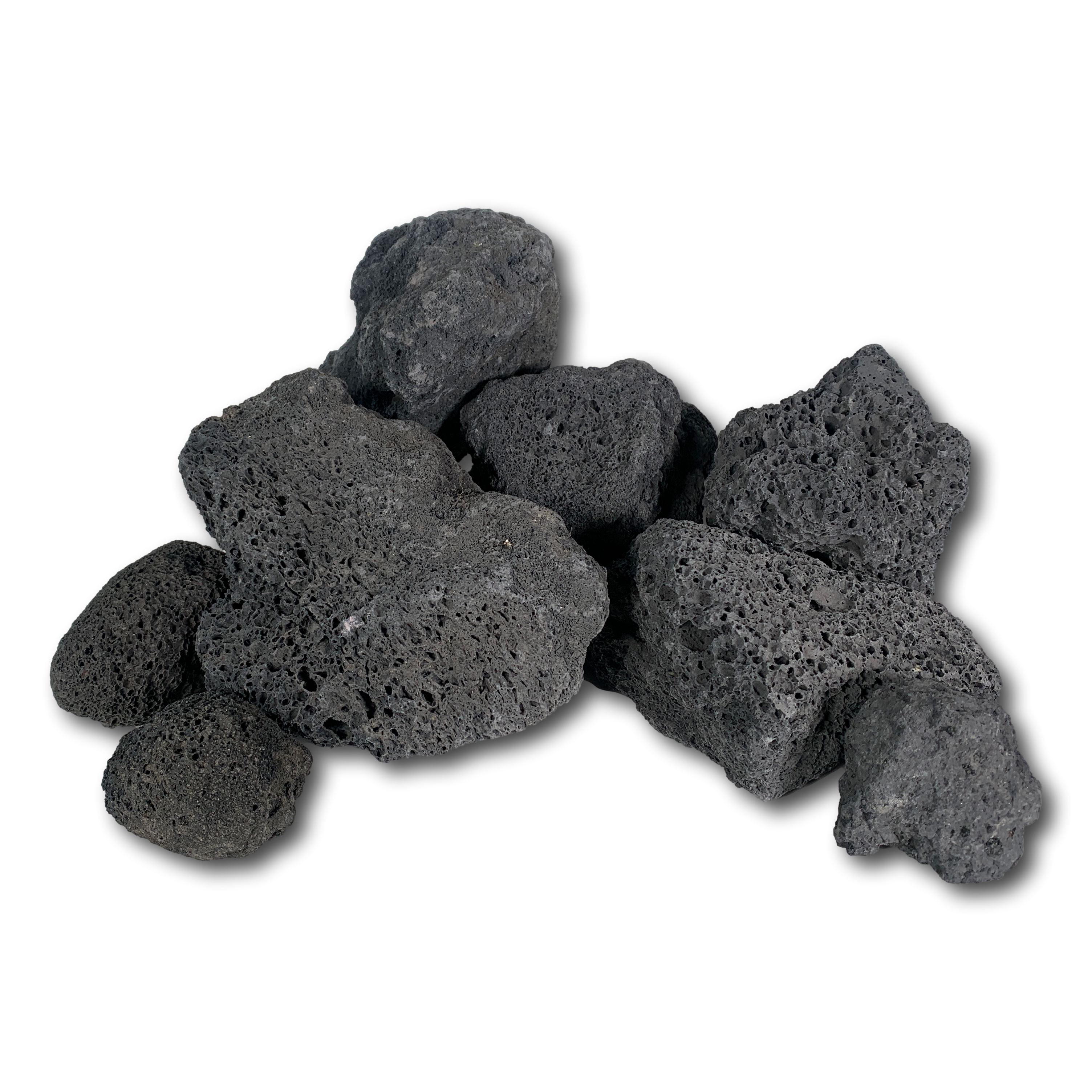 Lava schwarz 3-10 cm 1 kg