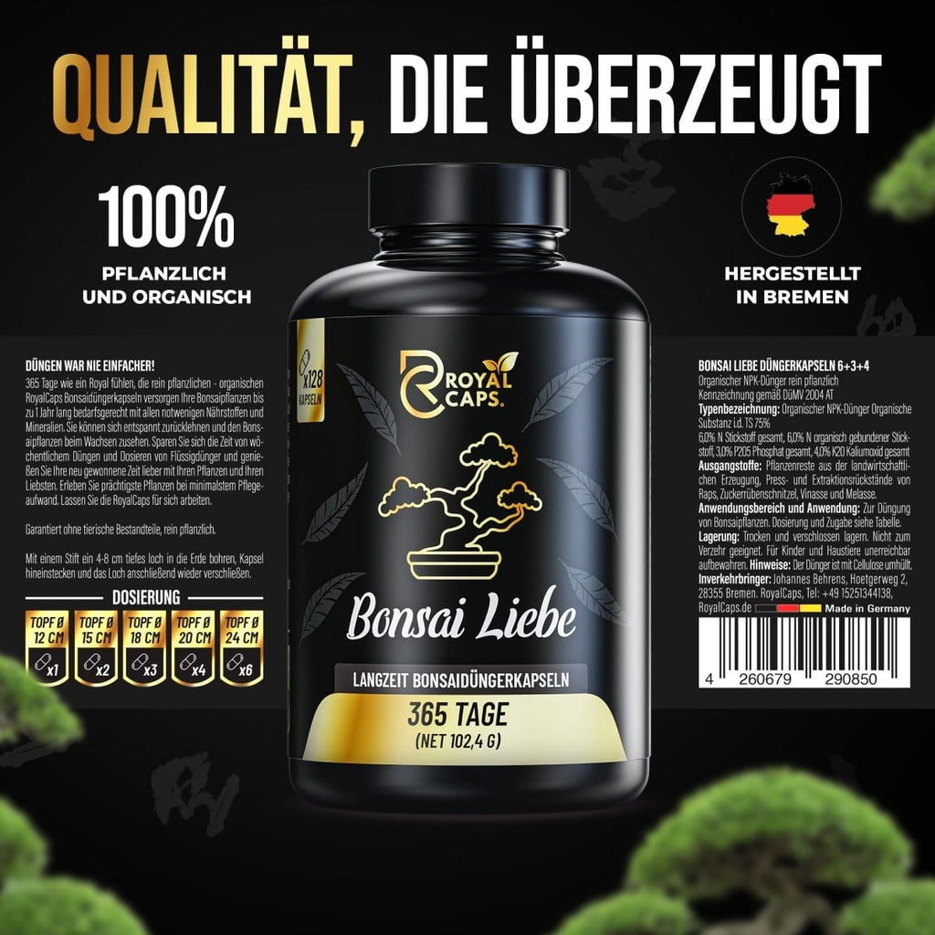 Bonsai Liebe – 365 Tage Bio-Dünger für Bonsaibäume AquaLifeScape